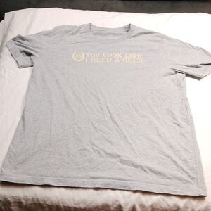 I need a beer men's t shirt size large
